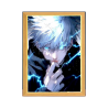 Lámpara Led USB Satoru Gojo Jujutsu Kaisen Eyes Cuadro Madera