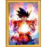 Lámpara Led USB Goku Dragon Ball Z Poder Cuadro Madera