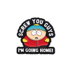 Pin Metálico South Park Eric Cartman Screw You Guys