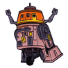 Pin C1-10p Chopper Star Wars Broche Metálico Pins Mochila