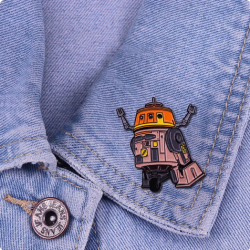 Pin C1-10p Chopper Star Wars Broche Metálico Pins Mochila