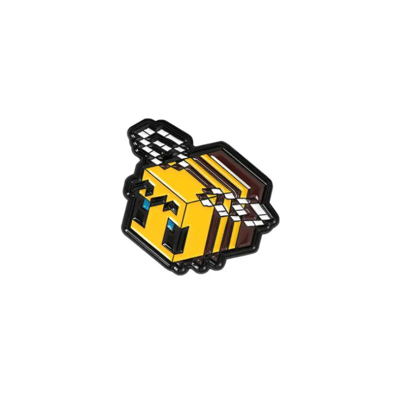 Pin Metalico Esmaltado Abeja Minecraft