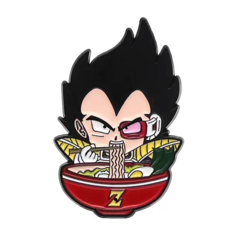 Pin Vegeta Comiendo Ramen Broche Metálico Pins Mochila Dbz Pin Vegeta Comiendo Ramen Broche Metálico Pins Mochila Dbz