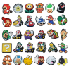 Set 30 Charms Compatible Con Crocs Bamers Mario Kart