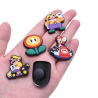 Set 30 Charms Compatible Con Crocs Bamers Mario Kart