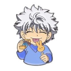 Pin Killua Zoldyck Hunter X Hunter Metálico Smile Soft Pins