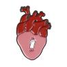 Pin Corazón con Interruptor ON OFF