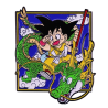 Pin Dragón Shenlong y Goku Broche Metálico Pins
