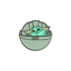 Pin Grogu en capsula Baby Yoda Verde