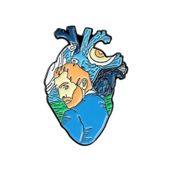 Pin Corazón de Van Gogh