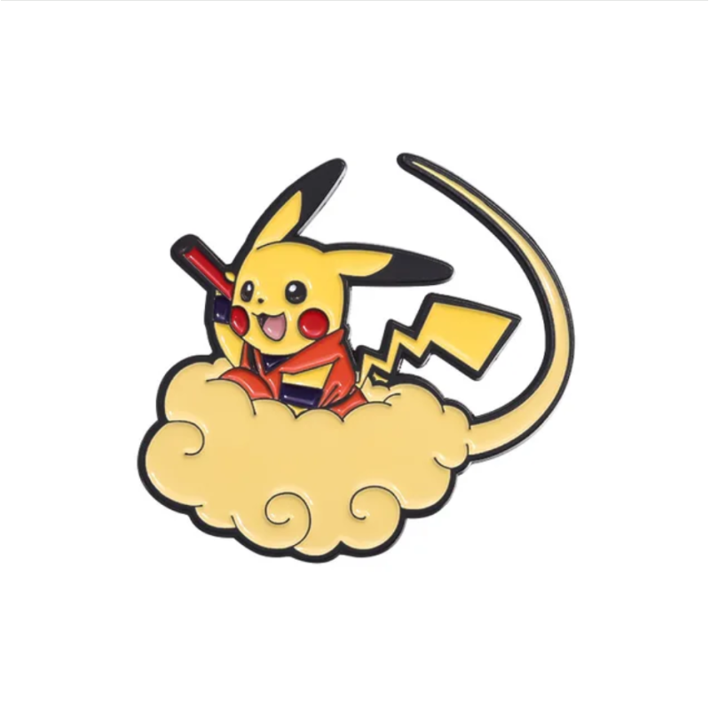 Pin Pikachu En Nube Voladora Pokemon Pins Metálico Mochila Pin Pikachu En Nube Voladora Pokemon Pins Metálico Mochila