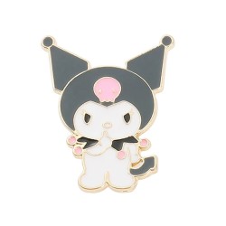 Pin Kuromi Silenciando Broche Metálico Soft Pins Sanrio