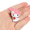 Pin My Melody Con Frutilla Broche Metálico Soft Pins Sanrio