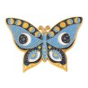 Pin Mariposa Celeste Fase Lunar Broche Metálico Soft Pins