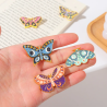 Pin Mariposa Celeste Fase Lunar Broche Metálico Soft Pins