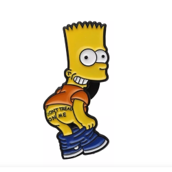 Pin Bart simpson dont tread on me