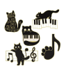 Pin Gatito Purring is Very Lovely Meowsic Broche Mochila Pins