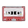 Pin Cassette Rojo 60min Retro Broche Mochila Pins Musica