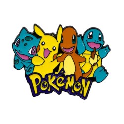 Pin Pikachu y Amigos Pokemon Squirtle Pins Metálico Mochila