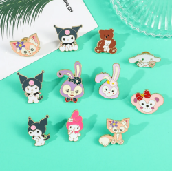 Pin My Melody Sorprendida Broche Metálico Soft Pins Sanrio