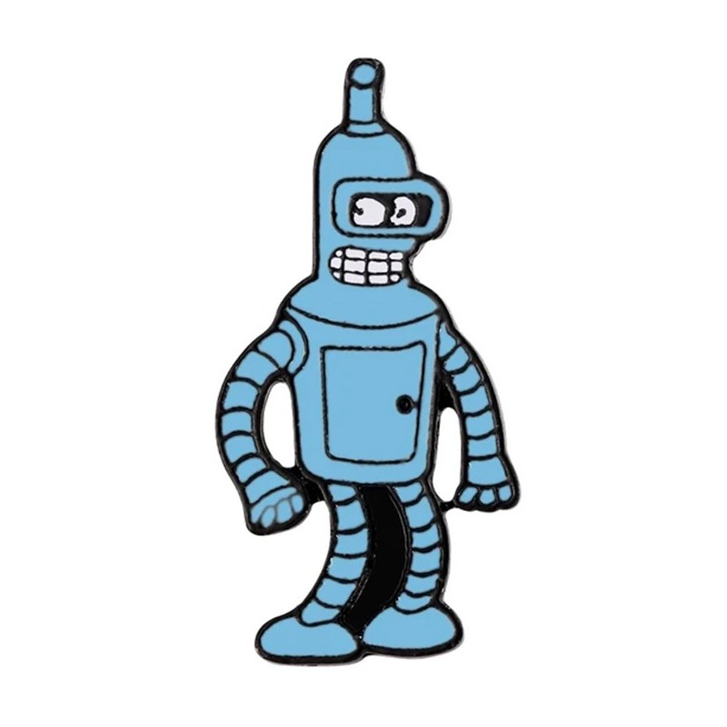 Pin Bender de Futurama Broche Metálico Pins Mochila Robot Pin Bender de Futurama Broche Metálico Pins Mochila Robot