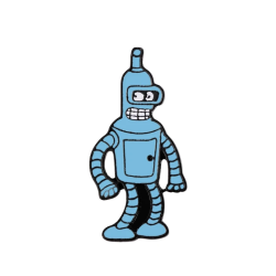 Pin Bender de Futurama Broche Metálico Pins Mochila Robot