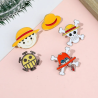 Pin Bandera Sombrero de Paja One Piece Broche Metálico Pins
