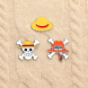 Pin Bandera Sombrero de Paja One Piece Broche Metálico Pins