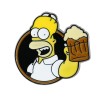 Pin Homero Simpson con Cerveza Broche Metal Pins Los Simpson