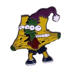 Pin Bart Simpson Disfraz Piel Broche Metal Pins Los Simpson