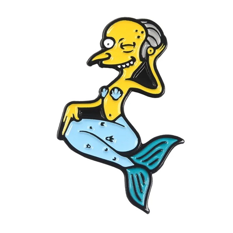 Pin Señor Burns Sirena Montgomery Broche Metal Pins Los Simpson Pin Señor Burns Sirena Montgomery Broche Metal Pins Los Simpson