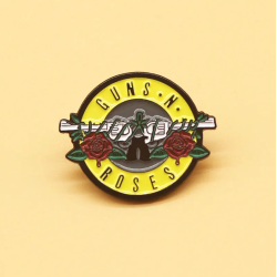 Pin Bandas de Rock Logo Guns N´Roses Broche Metal Pins Música