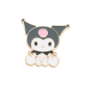 Pin Kuromi Sentada Broche Metálico Soft Pins Sanrio