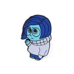Pin Tristeza de Pelicula Intensamente Broche Metálico Pins