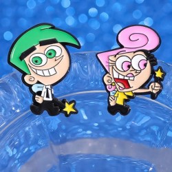 Pin Wanda Padrinos Mágicos Broche Metálico Soft Pins Mochila