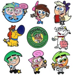 Pin Wanda Padrinos Mágicos Broche Metálico Soft Pins Mochila