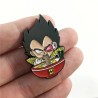 Pin Vegeta Comiendo Ramen Broche Metálico Pins Mochila Dbz