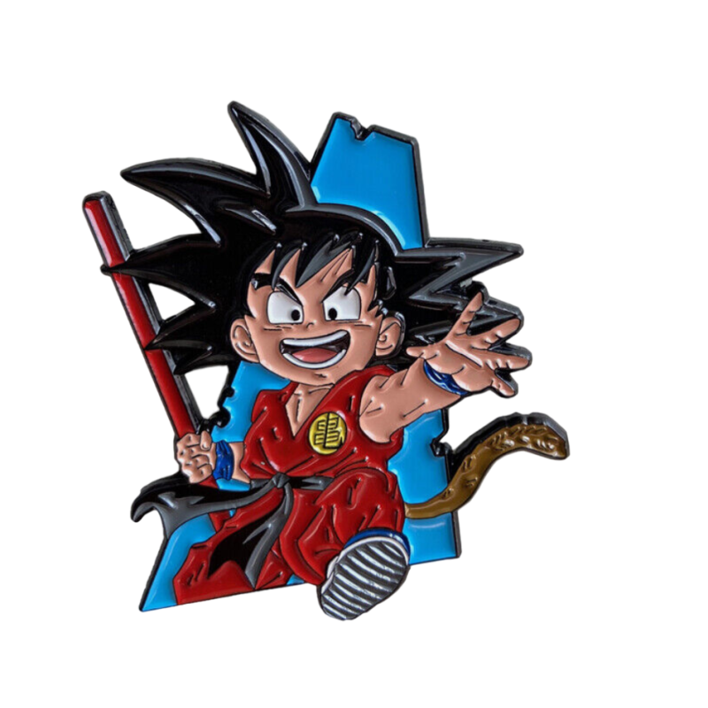 Pin Gokú Niño Con Báculo Broche Metálico Pins Mochila Dbz Pin Gokú Niño Con Báculo Broche Metálico Pins Mochila Dbz