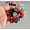 Pin Gokú Niño Con Báculo Broche Metálico Pins Mochila Dbz