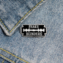 Pin Peaky Blinders Serie Broche Metálico Soft Pins Mochila
