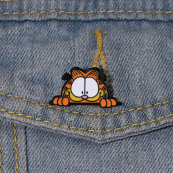 Pin Garfield Gato Broche Metálico Pins Dibujos Animados