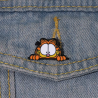 Pin Garfield Gato Broche Metálico Pins Dibujos Animados