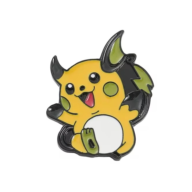 Pin Raichu Evolución de Pikachu Pokemon Pins Metálico Mochila Pin Raichu Evolución de Pikachu Pokemon Pins Metálico Mochila