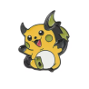 Pin Raichu Evolución de Pikachu Pokemon Pins Metálico Mochila