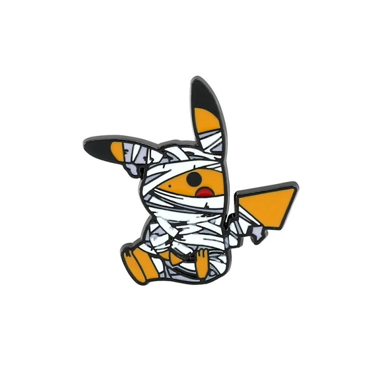 Pin Picachu Momificado Pokemon Vendado Pins Metálico Mochila Pin Picachu Momificado Pokemon Vendado Pins Metálico Mochila