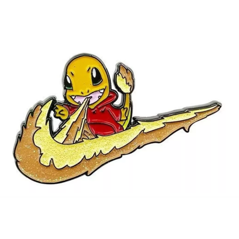 Pin Charmander Logo Nike Pokémon