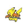 Pin Pikachu Demon Slayer Arma Pokemon Pins Metálico Mochila