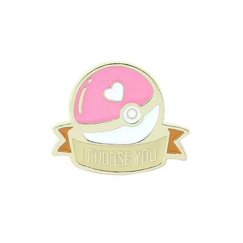 Pin Pokebola I Choose You Pokemon Pins Metálico Mochila Pin Pokebola I Choose You Pokemon Pins Metálico Mochila
