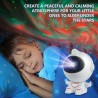 Proyector de Aurora Mini Astronauta y Estrella de Galaxia + Set Stickers Universo