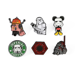 Pin Darth Vader con Espada Láser Broche Metálico Pins Mochila